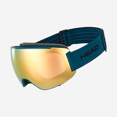 Превью Горнолыжная маска OTG Маска горнолыжная HEAD Magnify 5K + Spare Lens Petrol/Gold (390843)